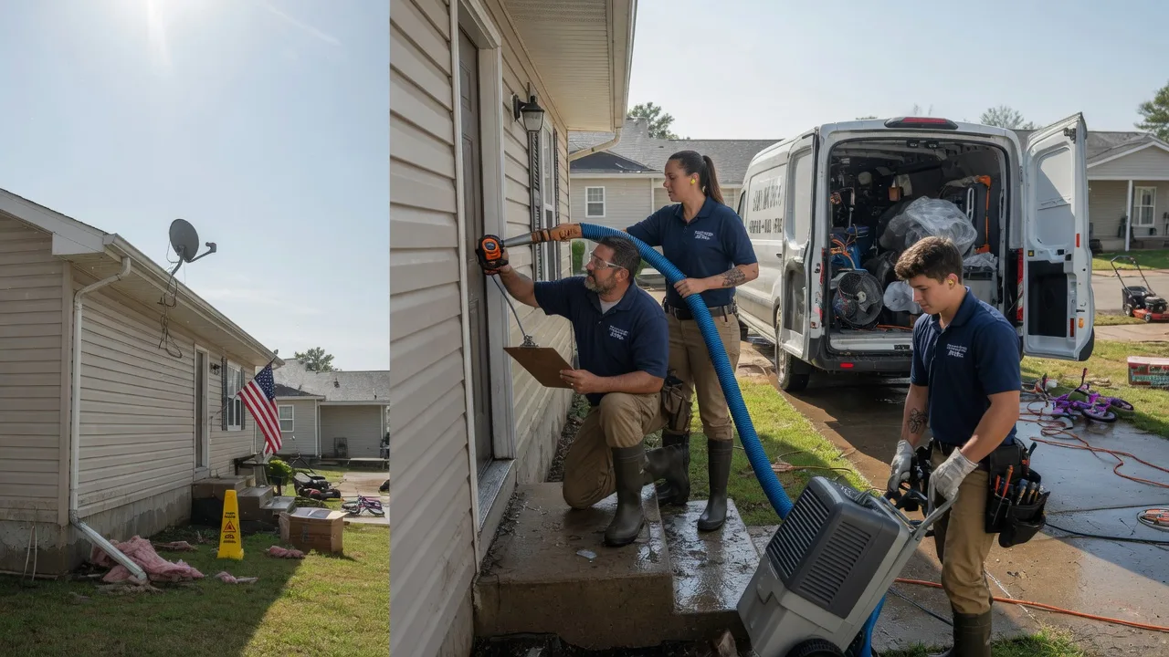 Ceiling Water Damage Restoration in Fairland, IN near me